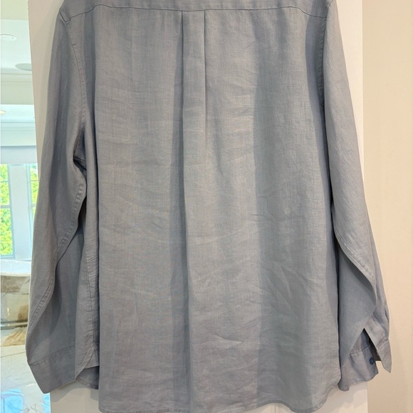 Vince Blue Casual Button Down Shirt - Picture 3 of 5